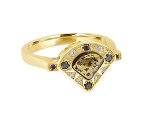 Wicked Triangle Ring