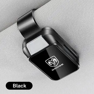 Car Sun Visor Glasses Clips Eyeglasses Storage Holder Auto Interior Accessories For Dodge Ram 1500 Journey Charger Dart Challenger Durango