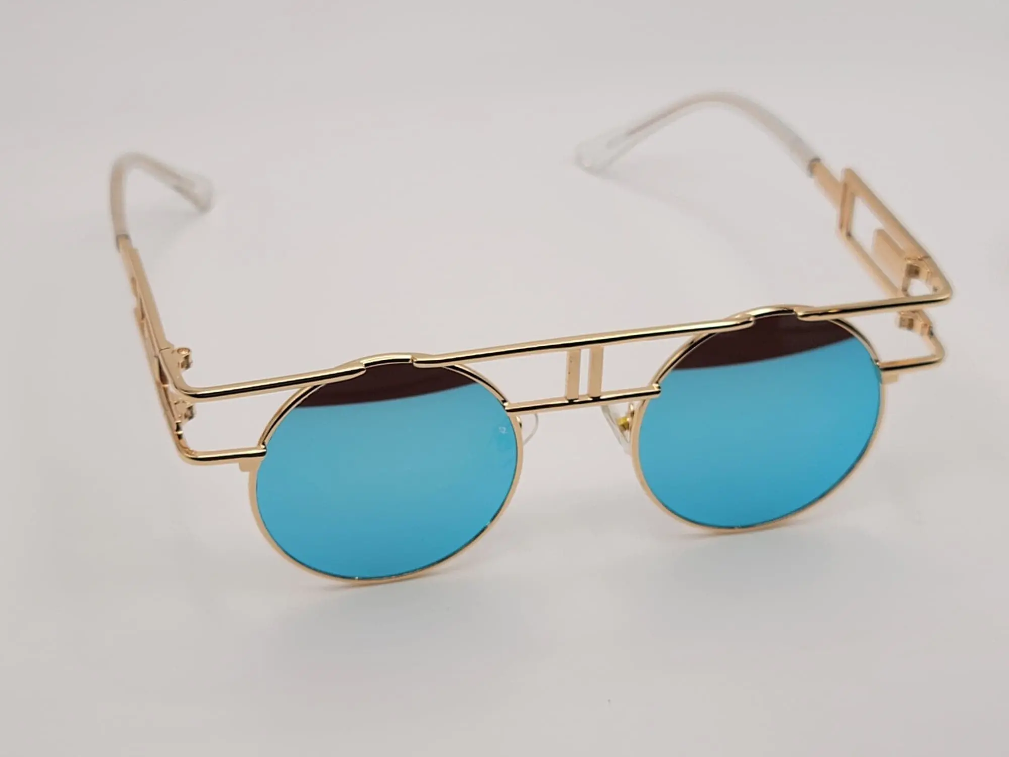 Steampunk Goggles Glasses Round Sunglasses Emo Retro Vintage