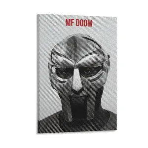 MF DOOMs Canvas Poster for Bedroom Decoration, Landscape, Office, Valentine's Day Or Birthday Gift. Poster Canvas Wall Art For Bedroom Decor Bar Office Room Decor Gift