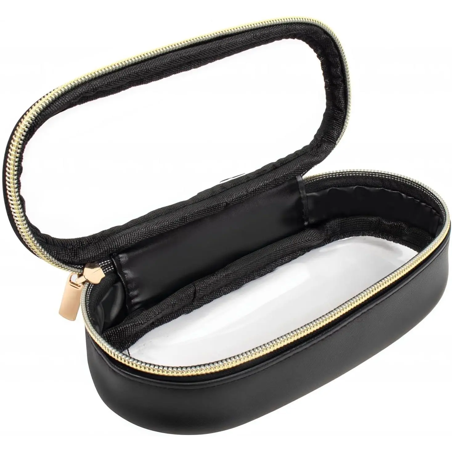 Christmas Gifts Clear Makeup Brush Holder, Travel Makeup Brush Pouch Makeup Brush Bag Organizer Makeup Brush Travel Case with Zipper  Makeup Travel Case  Bag for Women