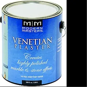 MODERN MASTERS VP200 1 Qt. Venetian Plaster Ultra Deep Tint Base MODERN MASTERS VP200 1 Qt. Venetian Plaster Ultra Deep Tint Base