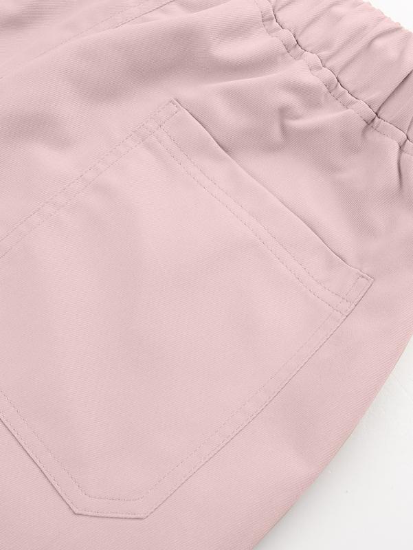 Teen Girls' Casual Multi-Pocket Cargo Pants | Basic Style Easy Care for School & Daily Use