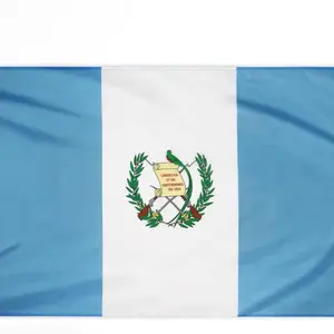 Guatemala Flag 3x5 FT, Thicker 100D Polyester, Double Stitched Guatemala National Flags, Quality 3x5 Ft with Brass Grommets for Indoor Outdoor Use