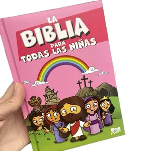 La Biblia para Todas las Niñas Spanish Edition Hard Cover Bible for Girls with 277 Full-Color Illustrations and Inspiring Content
