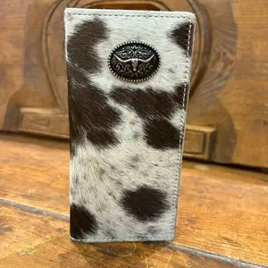 CowHide Mens’s Rodeo Wallet Genuine Leather