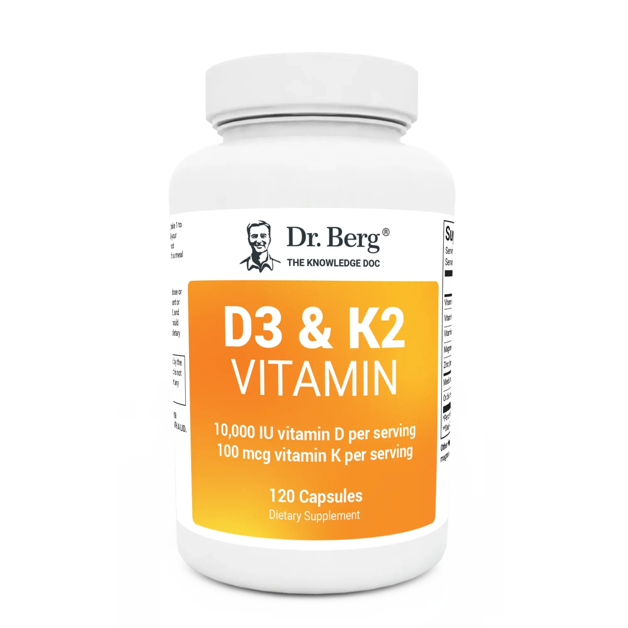 D3 & K2 Vitamin Healthcare Fitness Supplement for Optimal Health Edible Dietary Zinc