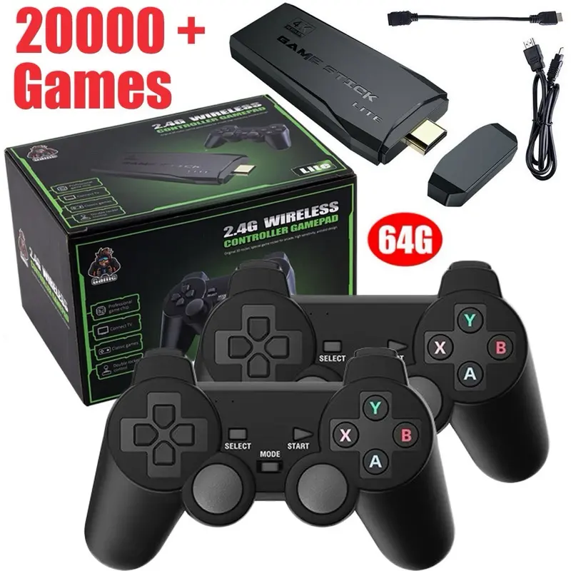 Handheld Gaming Console, Retro Game Stick Preloaded with 20,000 Classic Video Games
