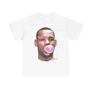 LeBubbleGum Vintage Goat Basketball Tee Casual Cotton Menswear Retro Shirt T-Shirt Top Graphic Underwear Tshirt Streetwear Shortsleeve