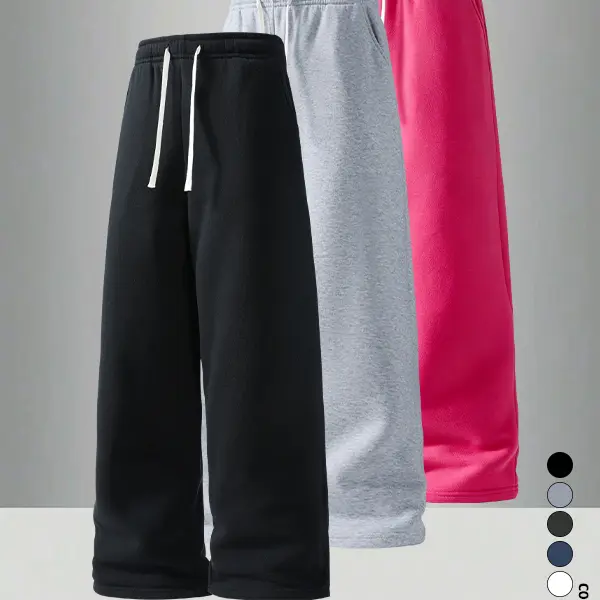 3-pack men’s athletic long pants, suitable for all seasons; loose, casual, and versatile—ideal for gym training, outdoor sports, and everyday wear.