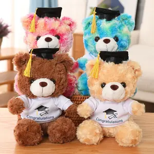 Class of 2026 Graduation Bear – Graduation Teddy Bear Plush in Cap & Gown – Cute Bear with Doctoral Hat for Commencement Season, Memorial Gift for Graduates & Students, College Keepsake Decor, Cozy Commemorative Vibe