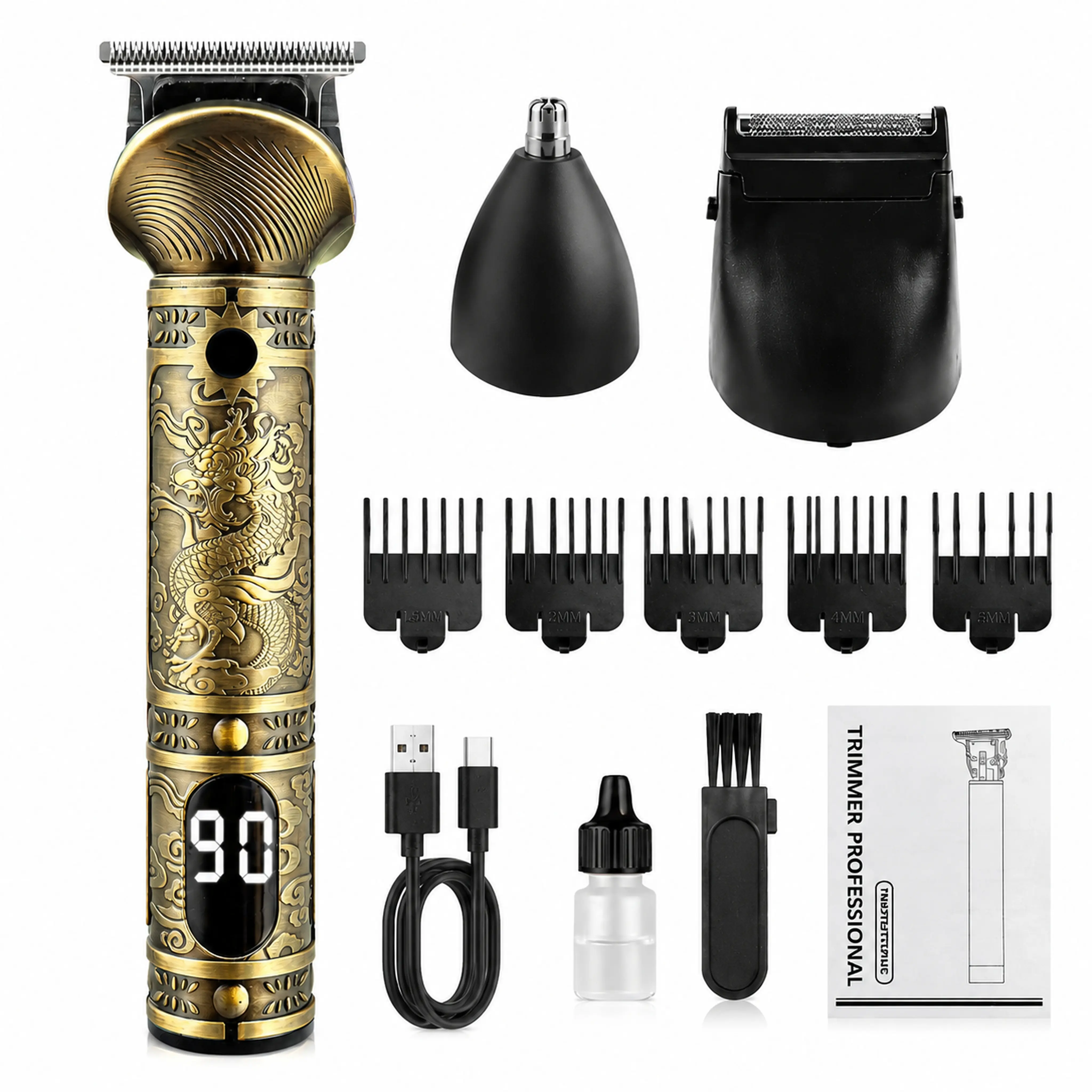 Men's Electric Groin & Nose Hair Trimmer - Gender-Specific Shaver, Ideal Birthday, Halloween Gift for Husbands