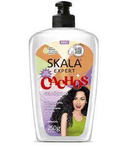 SKALA - Linha Expert - Gel Liquido Mais Cachos 250 Gr - (Expert Collection - More Curls Liquid Gel Net 8.81 Oz) Curly Haircare Extreme Hold