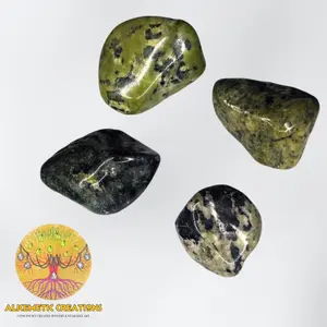 Natural Tumbled Nephrite Jade from Brazil