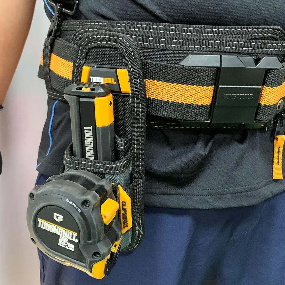 Heavy-duty Utility Pouch, Durable Tool Organizer with 6 Pockets & Loops, Tape Measure Holder, Tool Bags for Construction Workers, Convenient Tool Pockets, Tool Storage Bag, Tool Pouches