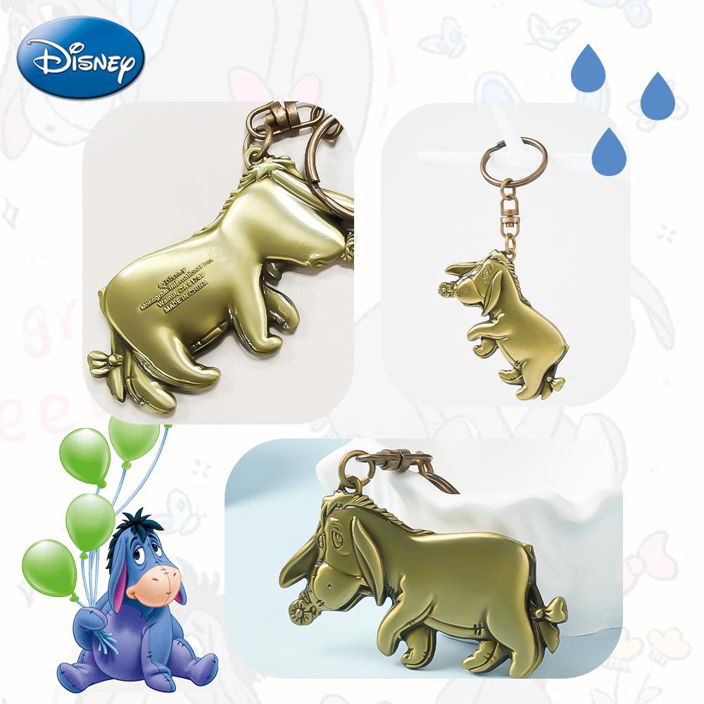 Disney Winne The Pooh Eeyore Keychain 1PC Officially Licensed 3D Figurine Bag Clip Charms Anime Figure Keychain Anime Collector Kering Backpack Decor Durable Exquisite Alloy Gift