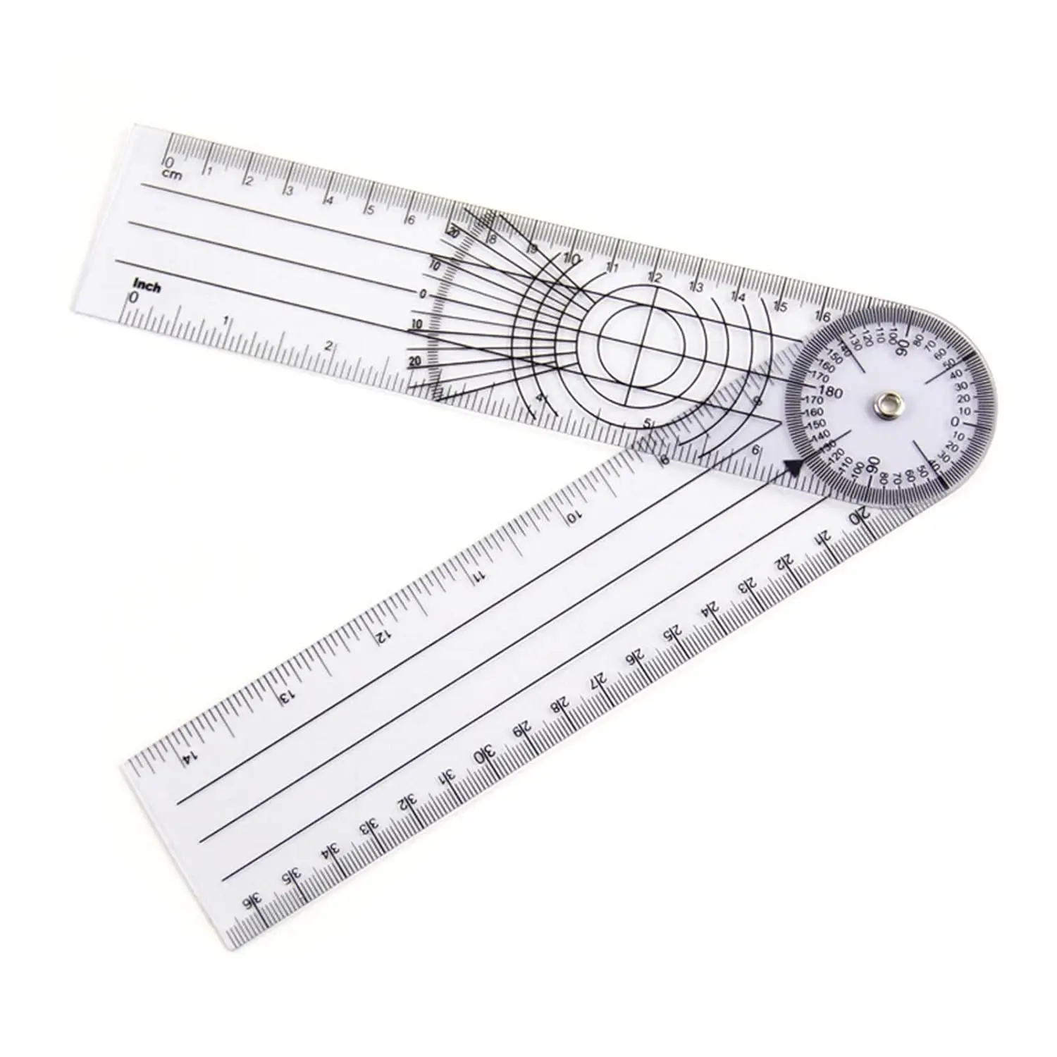 Multifunctional Orthopedic Ruler, Medical Goniometer Angle Ruler Human e Joint Measuring Tool for Knee Joints, Elbow, Shoulder