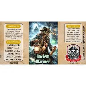 Ancient Mariner - Aquatic Lime, Palo Santo, and Cigars Beard Oil, Butter & Cologne