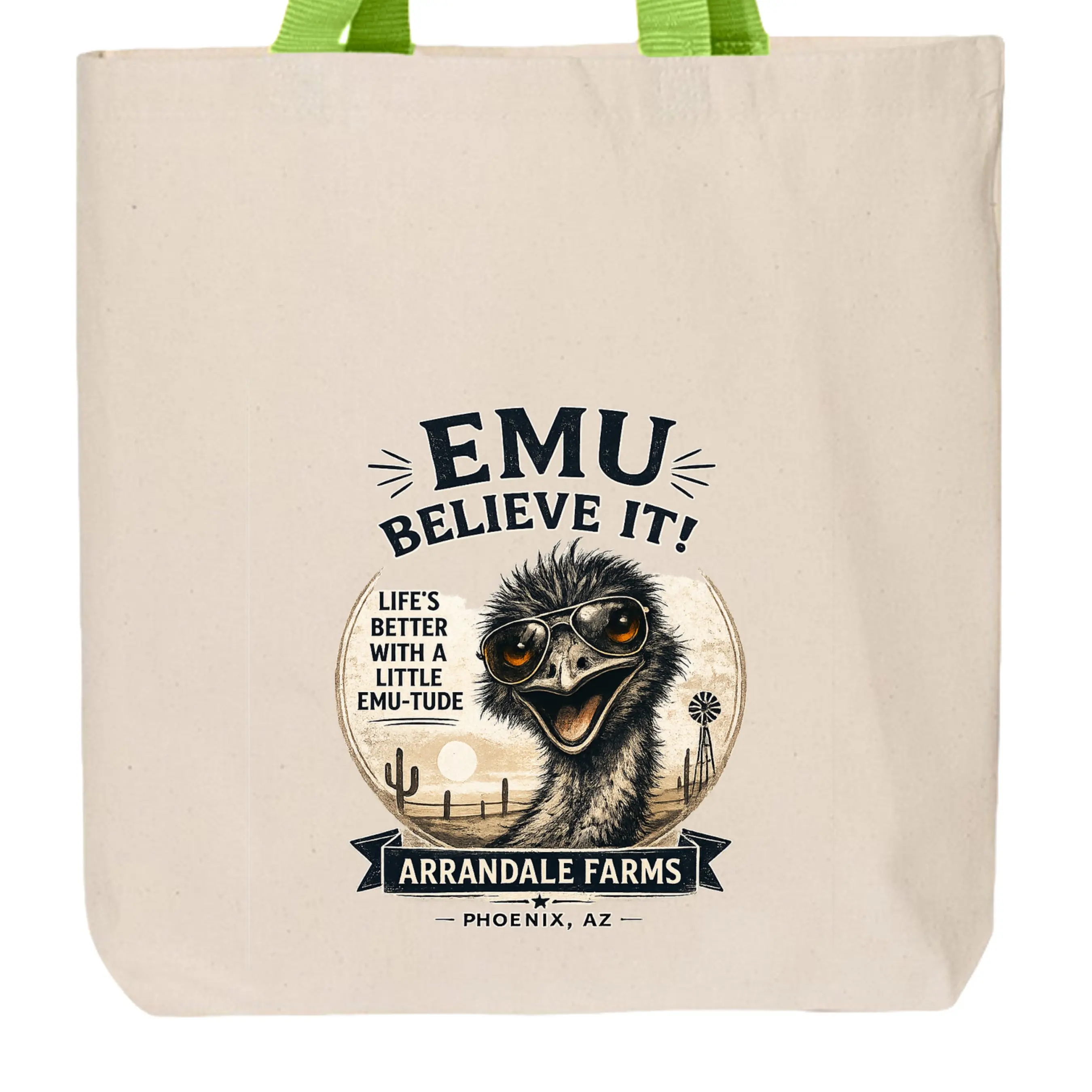 Tote Bag Emu-tude