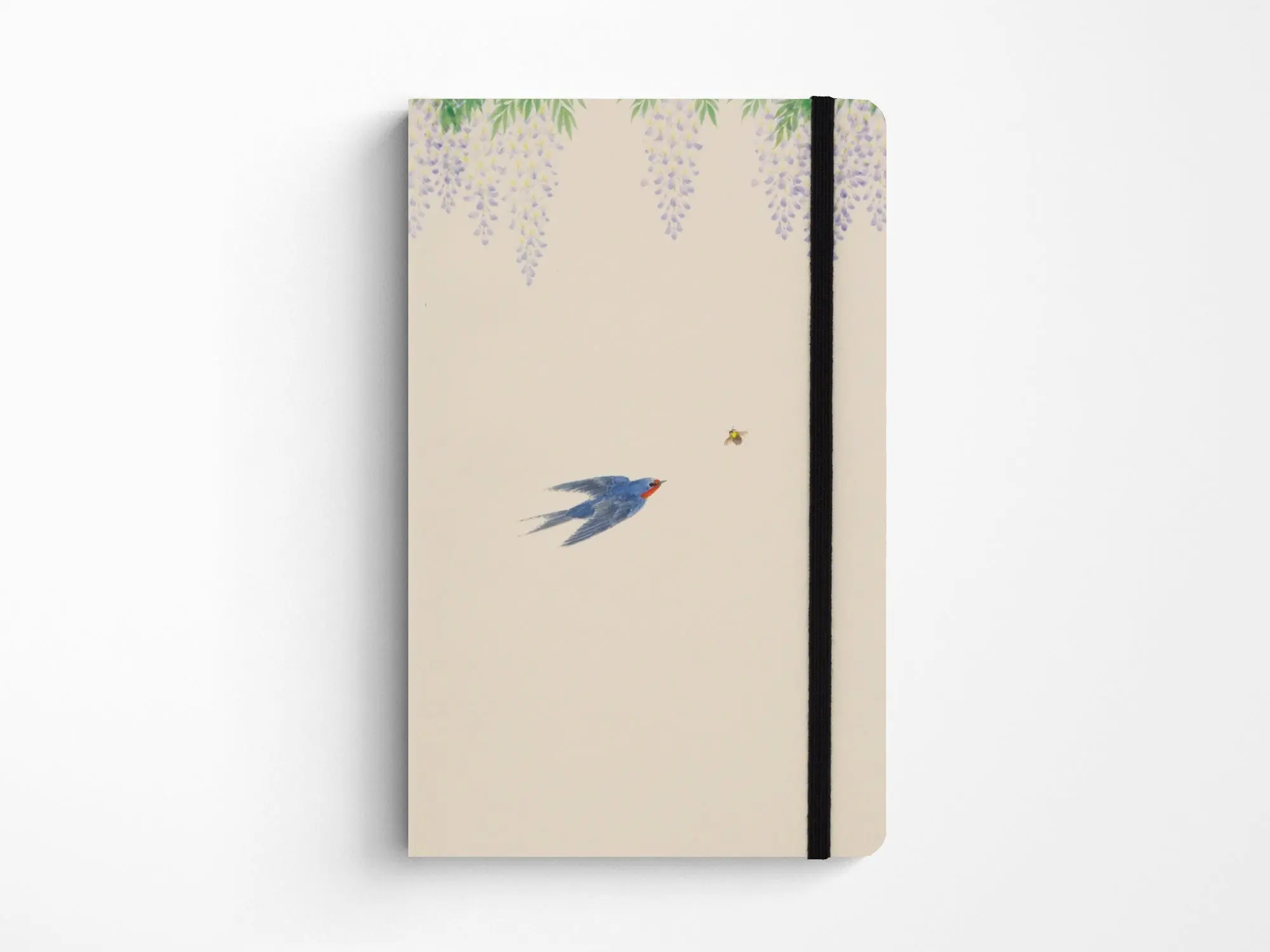 Kashiko Japan Artist Notebook - Wisteria and Swallow