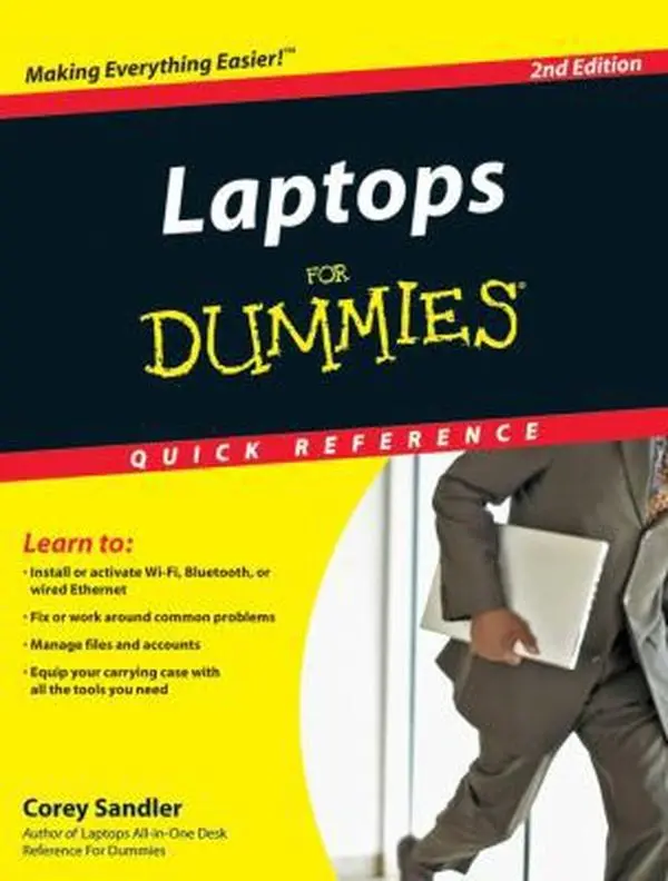 USED-Laptops For Dummies Quick Reference by Corey Sandler (Plastic Comb)