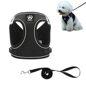 Cat Harness, Escape Proof Soft Adjustable Vest Harnesses for Cats, Breathable Mesh Cat Harness with Leash, Pets  Accessories for Dogs Cats, Supplies for Outdoor Walking, Pet Supplies