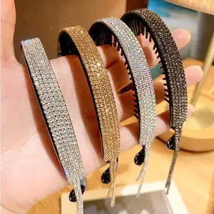 1pc Rhinestone Hair Clips Banan Clips Ponytail Holder Hair Accessories For Female Women