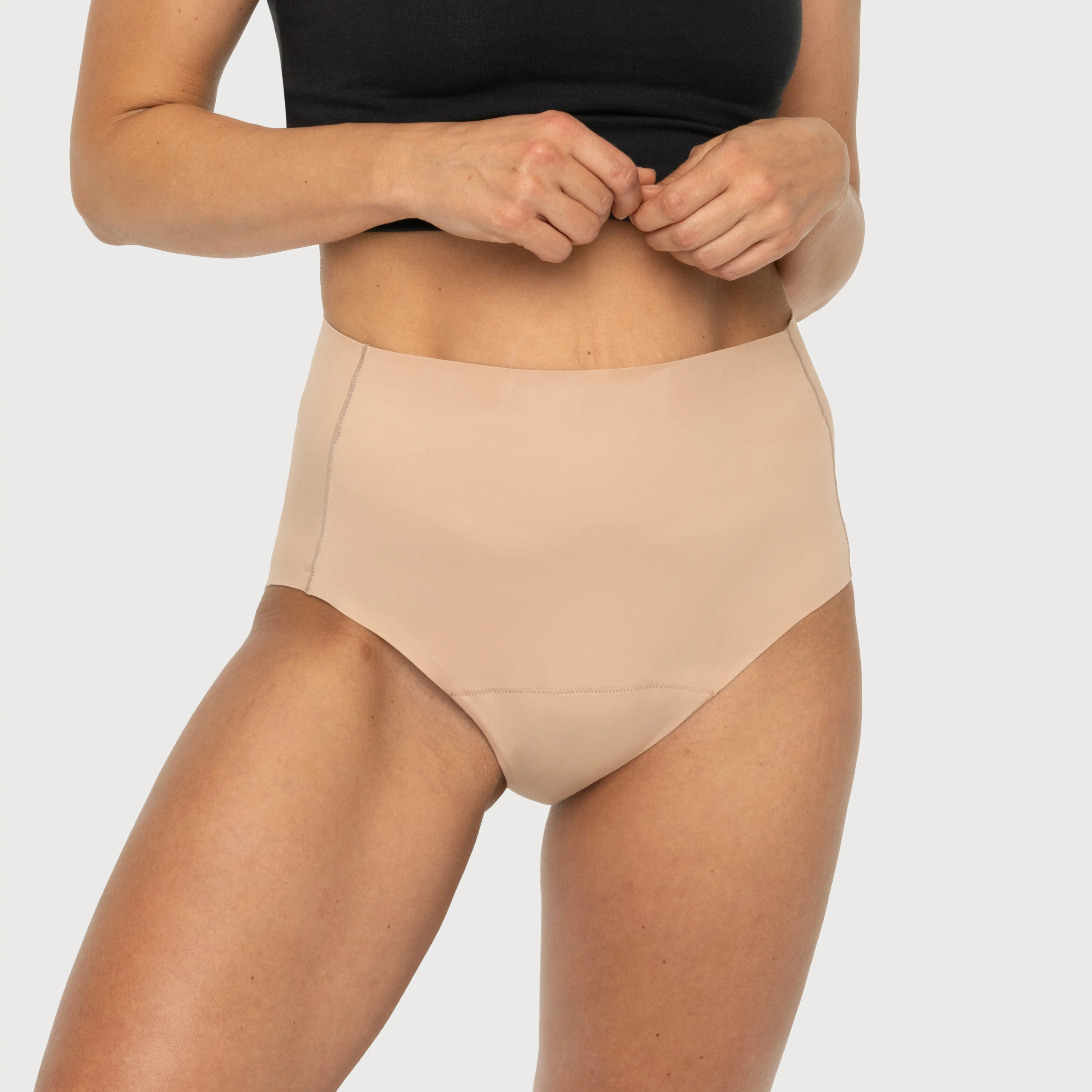 Thinx Soft Smoothing Hi-Waist 3-in-1 Period, Sweat, and Bladder Leak Underwear