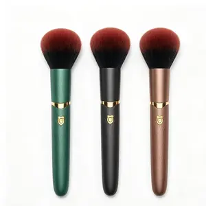 Makeup Brush—2-in-1 Volumizing Foundation and Contour Brush, Portable Makeup Tool