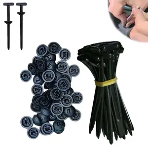 100Pcs Nylon Universal Cable Tie Buckle | Heavy Duty Self-Locking Nylon Zip Ties Holder | Multipurpose Plastic Cable Ties Tool for Car Daily Repair