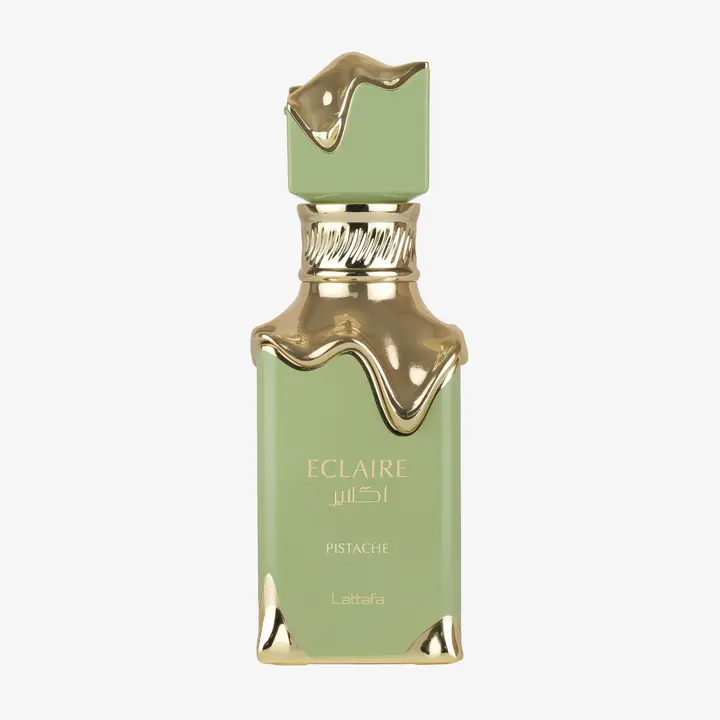 Lattafa Eclaire Pistache Eau de Parfum, 100ml Gourmand Unisex Fragrance with Creamy Vanilla & Coconut Notes, Coconut Scent Unisex Fragrance, Creamy Vanilla Unisex Fragrance