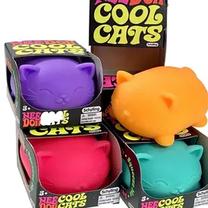 NEEDOH COOL CAT Fidget Stress Relief Ball Cube Animal Tail VIRAL