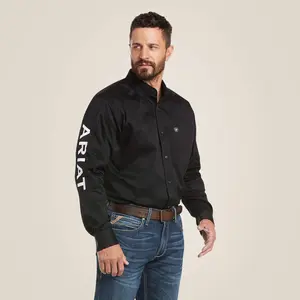 Ariat Team Logo Twill Shirt - Black