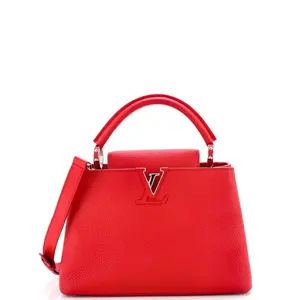 Pre-owned Louis Vuitton Leather Top Handle Bags Capucines Bag BB by Rebag