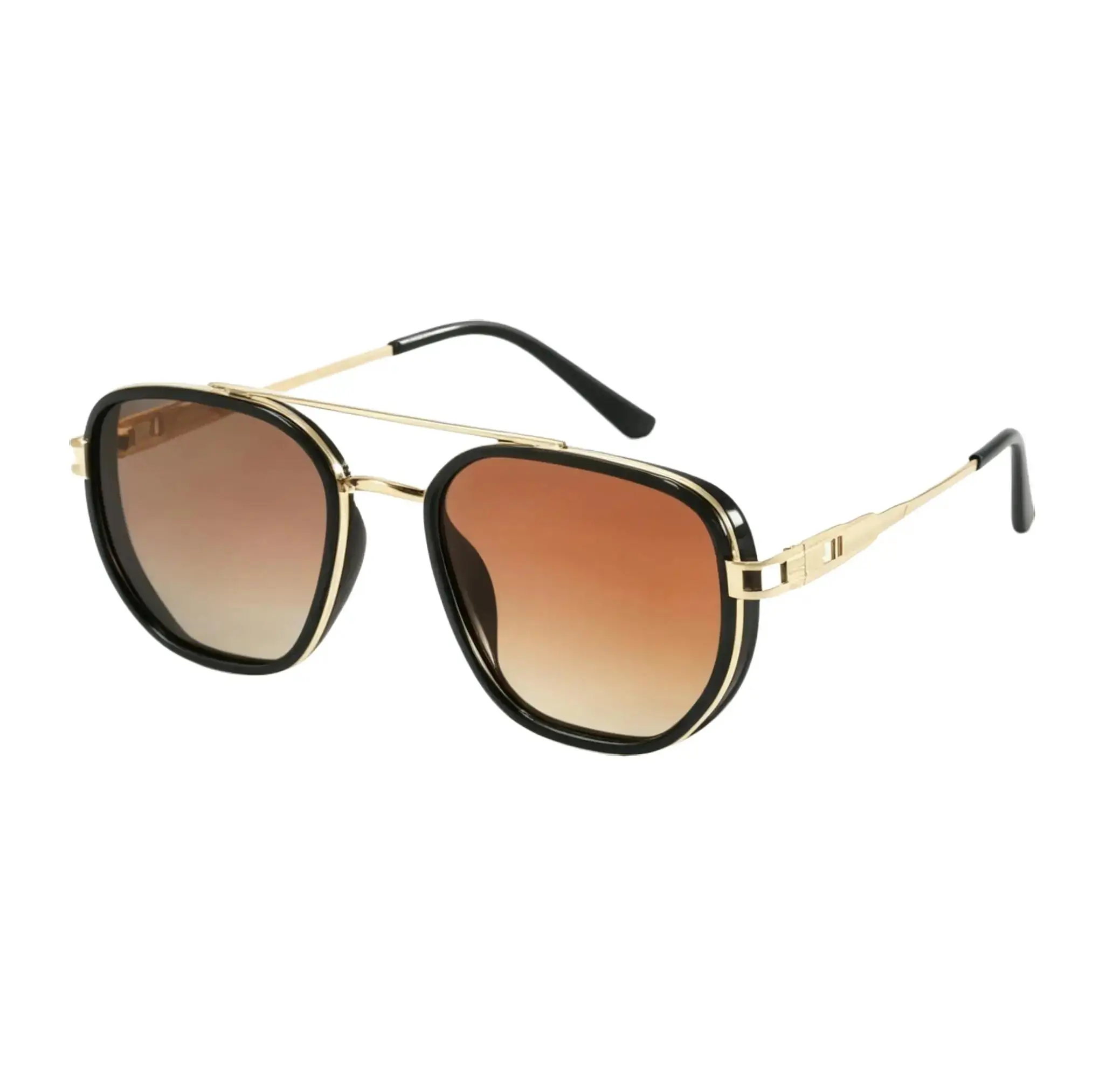 Unisex Fashionable Sunglasses, Trendy Casual Sunglasses for Everyday Use, Fashion Accessories for Outdoor Activities, Trendy Styling Retro Square Aviator uv400 shield medium-large fit outdoor sport sunglass full rim design ultra-light trendy aviator