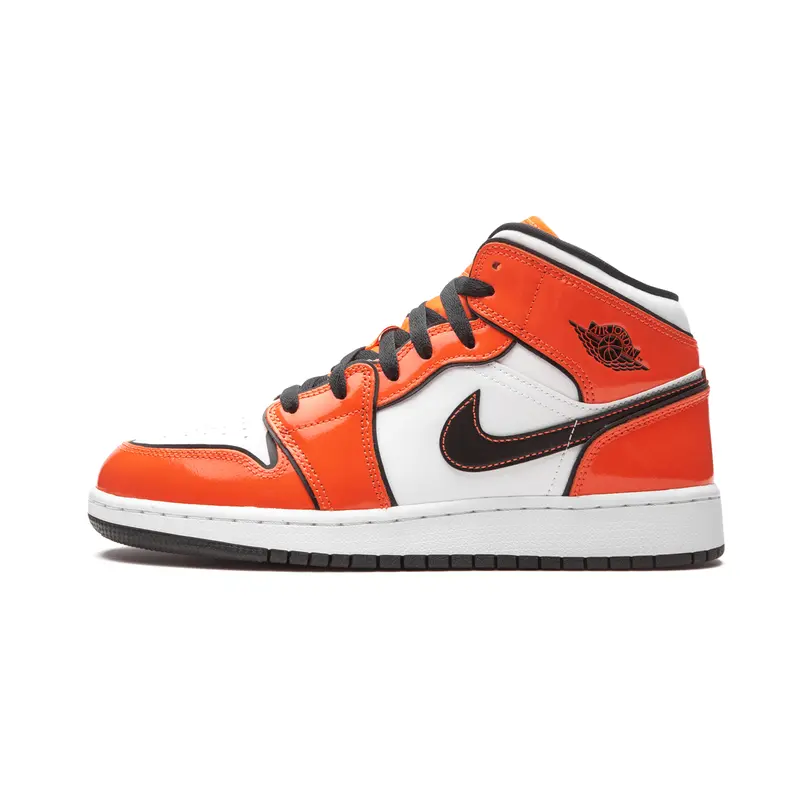 Nike Jordan 1 Mid SE ‘Turf Orange’ Men\'s Size 10 Nike Air Jordan 1 Mid SE Turf Orange White Black Mens DD6834  main image 3