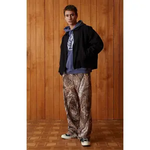 Pacsun Men's Camo Fleece Extreme Baggy Sweatpants
