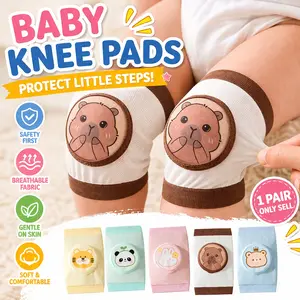 1 pair of crawling knee pads teaching aid, thin spring and summer version for indoor use, suitable for boys and girls to learn crawling and walking, anti-fall and non-slip, a very good teaching tool and early education material