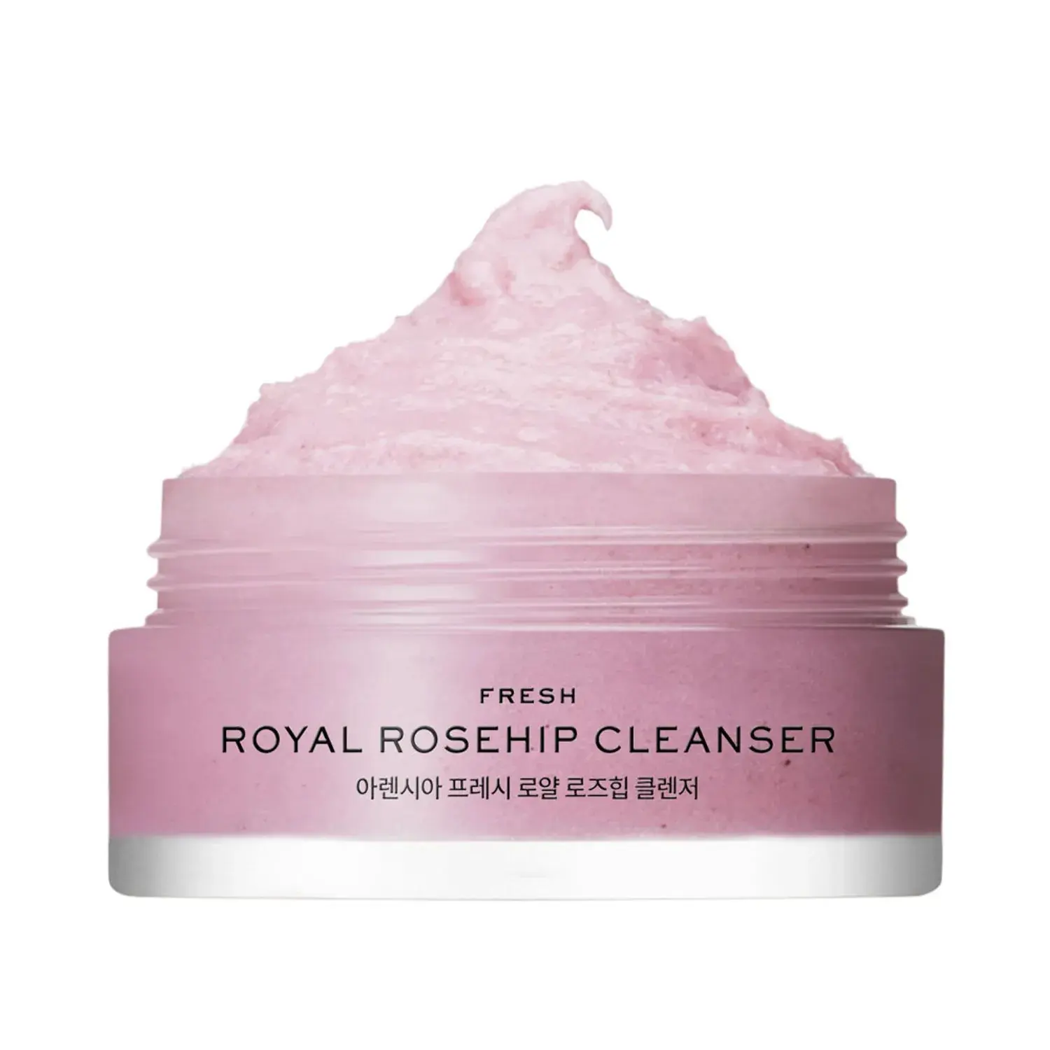 Arencia Korean Rosehip Rice Mochi Facial Cleanser - Gentle Foaming Formula for Sensitive, Dull, Dry, Redness-Prone & All Skin Types with Chamomile, Pink Aloe - Skin Reset Effect, 15g, Hydrating