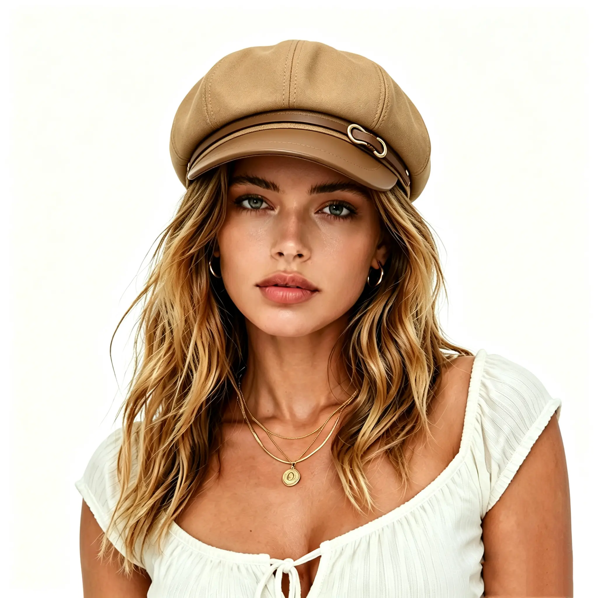 Vionas women’s high-end autumn/winter Japanese plain polyester beret — black casual vintage painter octagonal cap, faceless small retro hat; accessories for women, hats for women, fashion hats