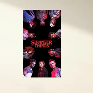 Stranger Things Poster, Stranger Things season 5 , Retro 80s Wall Art for Fans, Home Room Decor