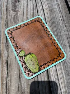 Handmade Leather Mouse Pad, Bridesmaid gift, Groomsmen gift, Birthday gift, Graduation gift teacher, Graduation gift, Christmas Gifts