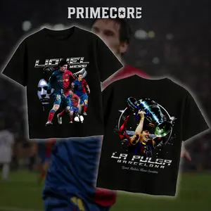 PRIMECORE Messi Tee, Soccer Fan Tee, Sports Apparel, Soccer Shirt, Athletic Wear Oversized Heavyweight Cotton Tshirt, Gift For Him Oversized Heavyweight Cotton Tshirt , Gift For Him