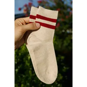 ADULTS CAMP SCOUT RED STRIPE SOCKS