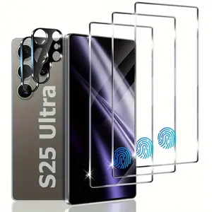 Compatible with Samsung Galaxy S26/S26 Plus/S26 Ultra, 3+2 S25 UltraProtective Film, Ultra Transparent, Smooth Touch, Anti-Spy, Anti-Fingerprint, High Clarity, Bubble Free, 5G Compatible, 9H, , Compatibl..., Protector, Accessories