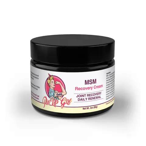MSM Recovery Cream with Arnica & Essential Oils – 3oz Post-Workout Topical Body Care