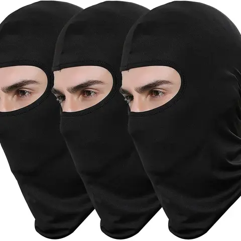 3 Pack Ski Mask for Men Women, Balaclava Face Cover, UV Protector Lightweight for Motorcycle Snowboard