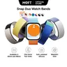 MOFT Snap Duo Magnetic Smart Watch Band - Dual-Color Soft Silicone Strap with Magnetic Clasp, Stainless Steel Connectors, Water-Resistant, Adjustable Casual Smart Watch Accessory for Men & Women, Faux Leather Alternative