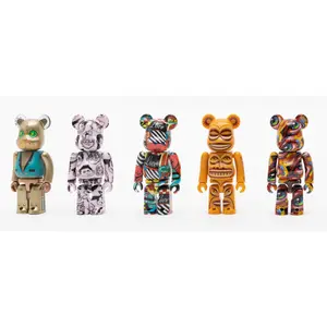DesignerCon Artist Series 3 BEARBRICK 100% Collectible Set Featuring Doktor A, Bobby Hundreds, Nina Palomba, Shag & Hannah Webb