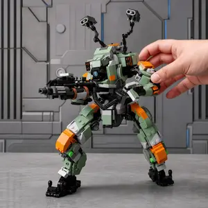 BT-7274 Vanguard-class Titan Mech Model Kit (1057 PCS) • LEGO-Compatible Robot Action Figure • Premium Collectible Gaming Room Decor Summer Gift